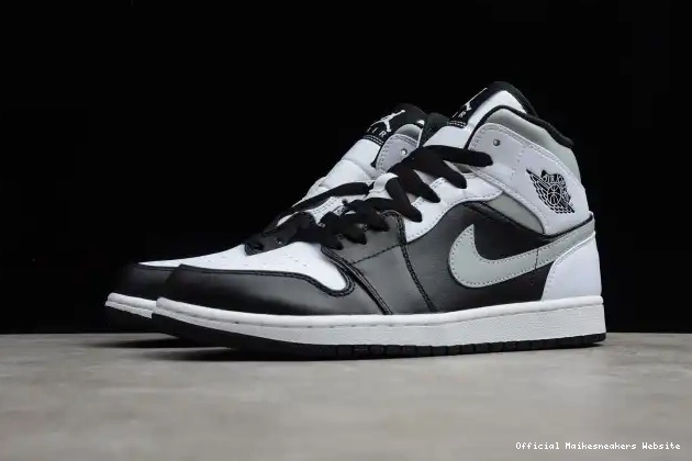 Official Maikesneakers AIR Jordan Mid 554724-073 Shadow White 1 0515